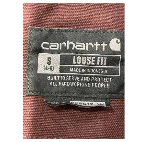 Carhartt Women's Loose Fit Washed Duck Insulated Coat - Picture 4 of 4